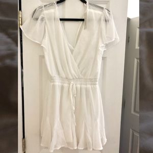 Franchesca’s White Romper, Size M